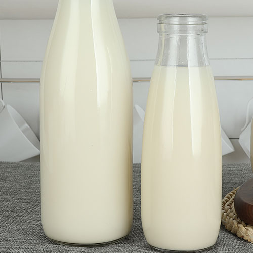 10oz glass milk bottle