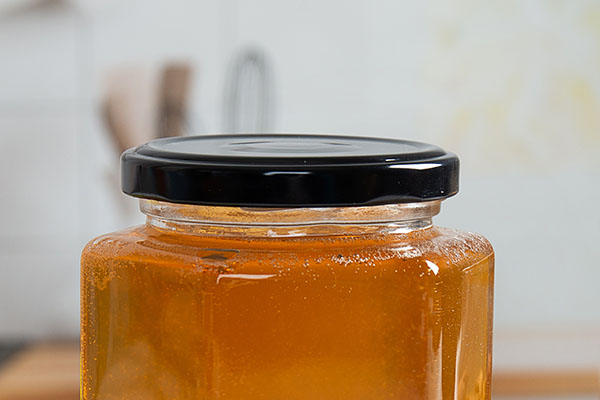 500ml hexagon honey jar