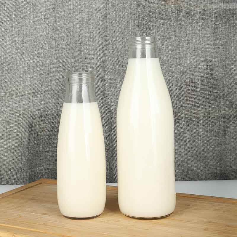 900ml glass milk bottle