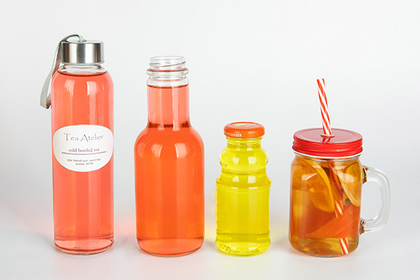 beverage glass bottles