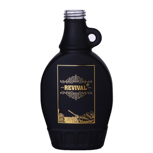 black syrup bottle
