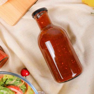 chili sauce glass bottle