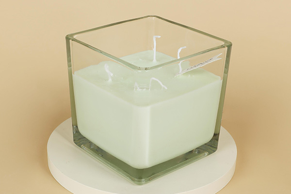 баночка для свечи из прозрачного стекла