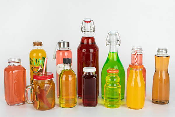 custom glass beverage bottles