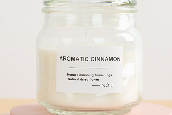custom label candle jar