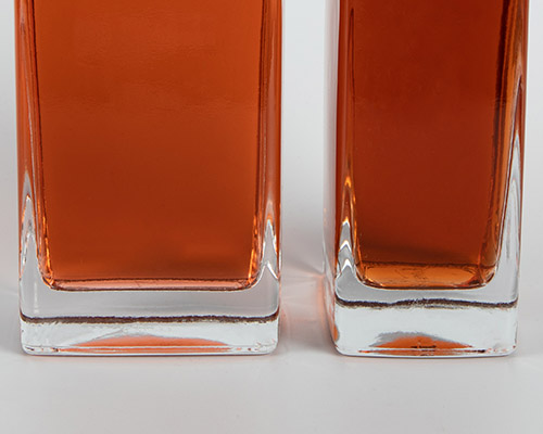 custom whiskey glass bottle