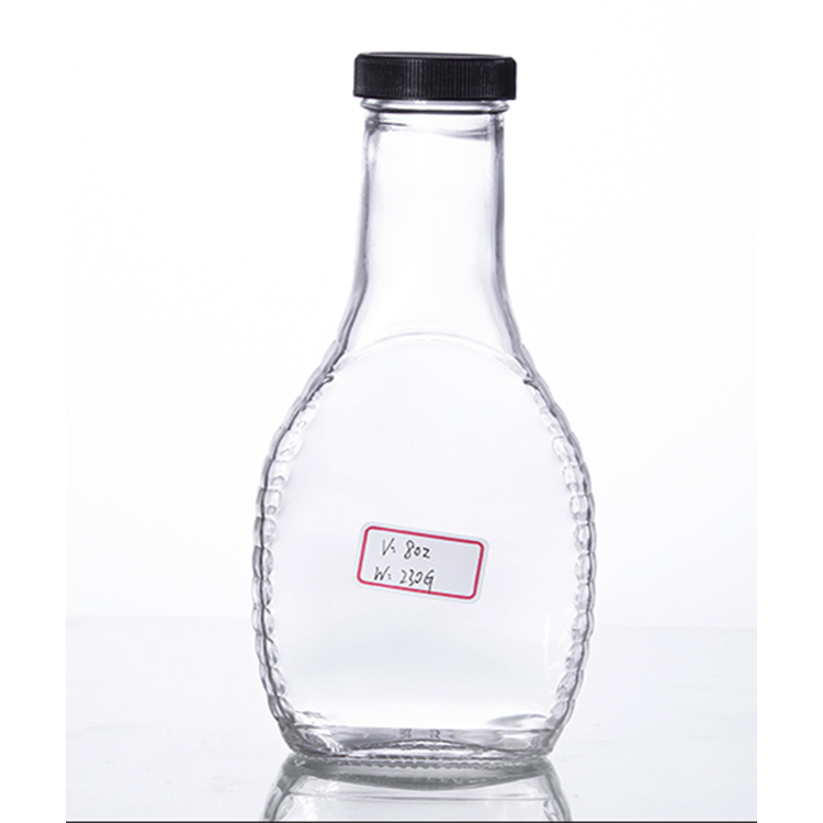 China High definition Glass Sauce Oil Bottle - 8OZ salad banjo