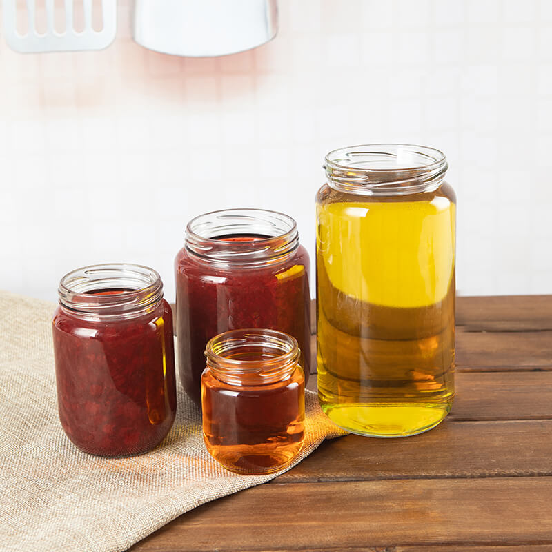 food storage glass jars