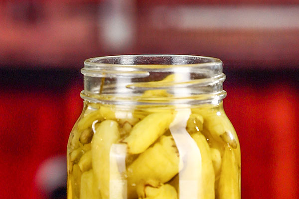 glass pickle jars