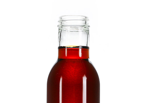 glass sauce bottle