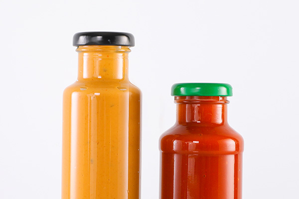 glass sauce bottles