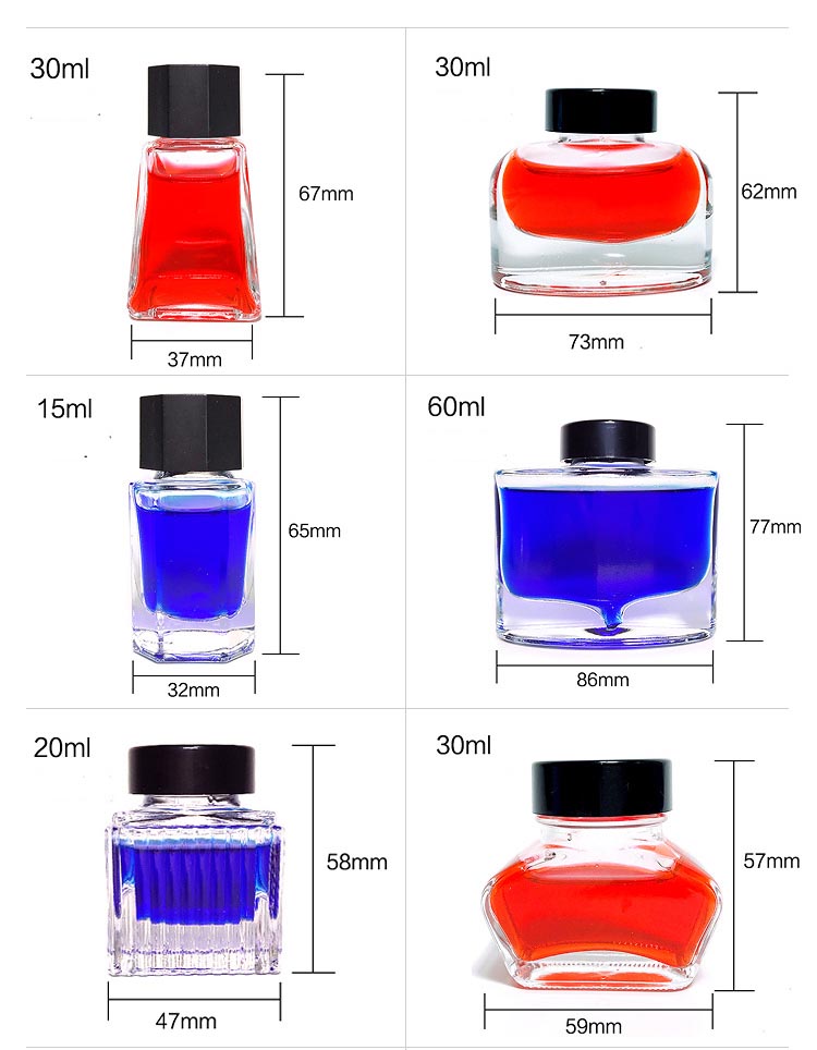 ink glass bottle
