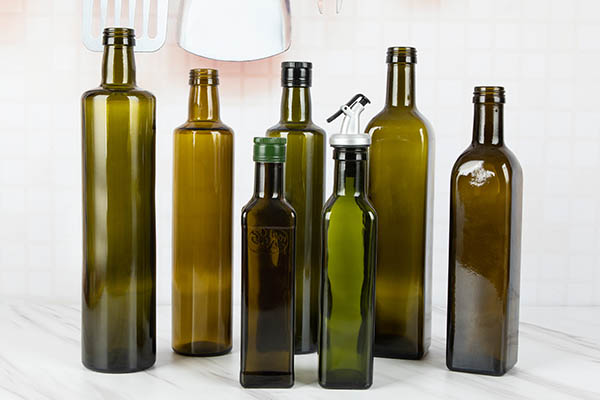 olive oil glass bottle