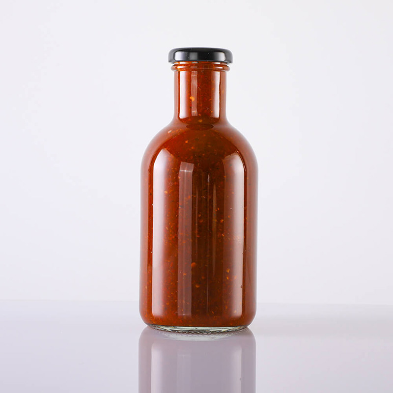 sauce bottle with cap