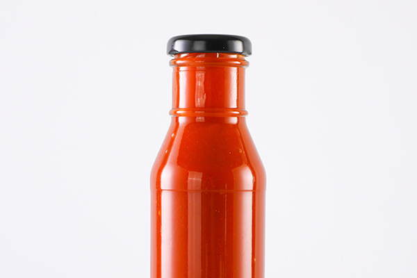 sauce bottle with metal lid