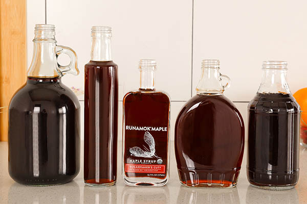 wholesale glass syrup bottle